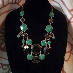 EC Geometric statement necklace 24"